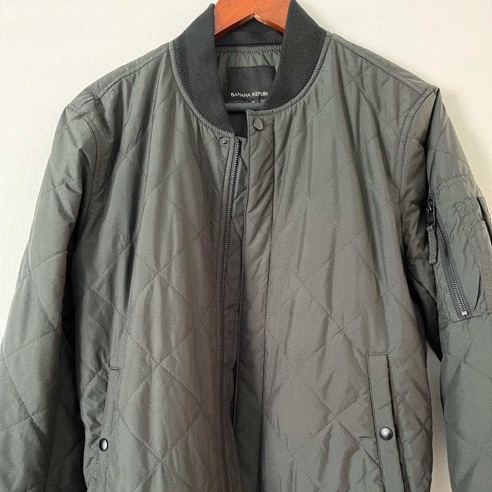 Quilted Bomber Jacket